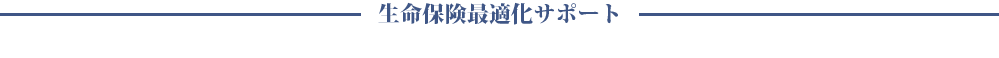 生命保険最適化サポート
